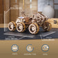 UGEARS Manned Mars Rover NASA - 3D Wooden Puzzles for Adults Car Puzzles for Adults – Mechanical 3D Puzzle Models to Build with Spring Drive DIY Crafts