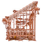 Wood Trick Wooden Marble Run Spiral Electric Motorized - Wooden 3D Puzzles for Adults to Build - 13x13 - Roller Coaster Mechanical Wooden Model Kits for Adults and Teens to Build