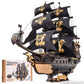 ROKR 3D Wooden Puzzles for Adults,Seahorse Barque Model kit, 603 Piece 3D Puzzles for Adults&Teens,Ideal Gift for Adults