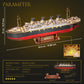 Titanic 3D Wooden Puzzles for Adult with LED Light, Home Decoration Titanic Model Kits for Adults, Sailboat Hobbies for Men, Christmas Birthday DIY Miniature Kit Gift for Adults Teens