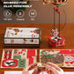 ROKR 3D Wooden Puzzle Santa on Sleigh Gravity Swing Series Wooden Model Kits DIY Dynamic Balance Christmas Decor,Mechanical Model Building Kit, for Teens and Adults