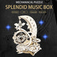 Wooden 3D Puzzle for Adults Mechanical Music Box Model Kits Wood DIY Crafts Kit Jigsaw Puzzle for Age 14+ Years Old