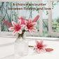 ROBOTIME 3D Wooden Lily Flower Puzzle TW071 - DIY Assembly Model Kit, Artificial Wood Flowers for Home Decoration, Relaxing Crafts for Adults, Valentine's Gift