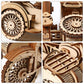Foyucool 3D Wooden Puzzles for Adults, DIY Puzzle Model Kits, 181 Pieces Wooden Models for Adults to Build, Home Décor Perfect Birthday Christmas Souvenir Gift, Tricycle