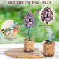 ROBOTIME Wooden Flower 3D Puzzle TW021 Lilac, Purple Gifts Idea, 30-Minute Crafts for Adults & Teens, Artificial Flower Decorations, Birthday/Valentine's Day