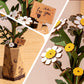 ROBOTIME 3D Wooden Flower Puzzle, Chamomile DIY Craft Kit for Adults, Artificial Flower for Home Table Decor, Gift for Women, Mom, Wife