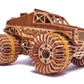 Wood Trick Monster Pickup Truck Car 3D Wooden Puzzles for Adults - Rides up to 18 feet - 8.3x6.3 in - Model Truck Kit to Build for Adults