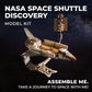 UGEARS NASA Space Shuttle Discovery - Wooden Models to Build for Adults - Space Shuttle Model Kit - Mechanical 3D Puzzle Wooden Model Kit for Adults - Spacecraft Model with Detailed Features