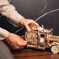 Wood Trick Big Rig Truck Car 3D Wooden Puzzles for Adults to Build - Rides up to 6ft - 14x6″ - Realistic Semi Truck - Wooden Models Engineering DIY Project Mechanical Wood 3D Puzzles Kits