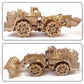 KWASVLYA 3D Wooden Puzzles,Bulldozer Model Kits, Wooden Puzzles for Adults and Teens, Educational Brain Teaser Assembly Model Car, Gifts for Christmas/Birthday