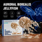3D Wooden Puzzles for Adults, 3D Puzzle Model Aurora Jellyfish Toys Building Kits, DIY Wood Crafts Cool Toy Hobbies for Men Women, Creative Assembly Gifts