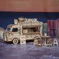 3D Wooden Puzzles for Adults Model Car Kits Wood Fast Food Truck Mechanical Models Building Kit