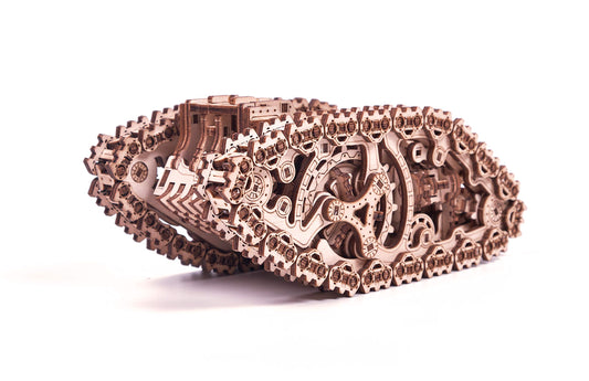 Wood Trick Steam Tank 3D Wooden Puzzles for Adults and Kids to Build - Rides up to 8 ft - Engineering DIY Mechanical Wood Model Kit