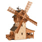 Wooden Mill-Hybrid Medieval Windmill, Watermill, Blacksmith Workshop -3D Wooden Puzzles for Adults to Build - Engineering DIY Mechanical Model Kit, 352PCS - Assembly Time 9H
