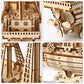 Foyucool 3D Wooden Puzzle for Adults, DIY Ship Model, Creative Assembly Model Building for Adults, DIY Assembly Puzzle, Woodcraft Kit for Christmas Day