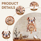 Cutywood 3D Puzzle for Adults Bulldog Clock - Mechanical DIY Wall Clock Kit Model Building Set Hobbies for Women Men Puzzle Home Decor & Stress Relief Craft Unique Gift for DIY Lovers