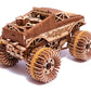 Wood Trick Monster Pickup Truck Car 3D Wooden Puzzles for Adults - Rides up to 18 feet - 8.3x6.3 in - Model Truck Kit to Build for Adults