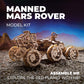 UGEARS Manned Mars Rover NASA - 3D Wooden Puzzles for Adults Car Puzzles for Adults – Mechanical 3D Puzzle Models to Build with Spring Drive DIY Crafts