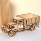 Hallisun 3D Wooden Truck Puzzle, 3D Wooden Puzzle for Adults, DIY Assembly Mechanical Truck Building Kit, Handicraft Wood Car Craft, Birthday for Hobbyist Collectors Family Women Men Age 14+, 246 pcs