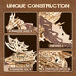 UPLIKE 3D Wooden Puzzles for Adults: 352pcs Dragon Ship Model Kits for Men - Brain Teaser Wooden Hobby Puzzle Toys - Creative Wooden Model Building Kits for Christmas Birthday Gifts Home Decor