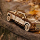 Wood Trick Pickup Truck SUV Car Wooden 3D Puzzles for Adults to Build - Rides up to 32 feet - Engineering DIY Mechanical Wood Model Kits Wooden Puzzles for Adults
