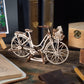 UGEARS Wooden 3D Puzzles - Dutch Bicycle Model Kit for Adults - Easy Assembly Iconic Amsterdam Bike Crafts - DIY Miniature Kit - 75 Pieces