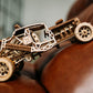 Wood Trick Mad Buggy Car 3D Wooden Puzzle for Adults and Kids to Build - Rides up to 25 feet - Detailed and Sturdy Design - Engineering DIY Wooden Model Car Kit to Build