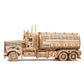 KWASVLYA Truck Model,3D Wooden Puzzles for Adults and Teens, Challenging 3D Puzzle Car,307PCS, Brainteasers and Wooden Models for Christmas/Birthday（Fuel Truck Model）