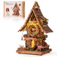 ROBOTIME 3D Wooden Puzzles for Adults-Cuckoo Clock Wooden Models for Adults to Build-435 Piece Model Kit with 2 Lights-Gift for Craft Enthusiast Model Building Set (Colourful)