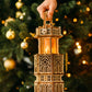 Wood Trick Antique Lantern Luminous LED 3D Wooden Puzzles for Adults to Build - 2-Mode Lighting - Engineering DIY Project Mechanical 3D Puzzle Model Kits for Adults