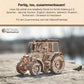 Tractor BELARUS-82 Model - Exquisite Collectible Mechanical 3D Wooden Puzzle for Adults, Perfect Shelf Display for Home or Office