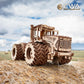 EWA Eco-Wood-Art - KIROVETS K-7M Three-Dimensional Mechanical Tractor-Puzzle for Adults and Teenagers-Collection Without Glue-596 Details, Colour Nature