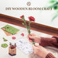 ROBOTIME 3D Wooden Flower Puzzle, Red Carnation DIY Craft Kit for Adults. Artificial Flower Decor for Table, Centerpiece, Home, Unique Gift for Mom, Wife, Women
