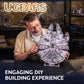 UGEARS Star Wars ™ Millennium Falcon™ 3D Wooden Puzzles for Adults - DIY Mechanical Model Kit, 3D Puzzle Brain Teaser Puzzles for Adults, Wood Model Building Kits, Hobbies for Men and Women