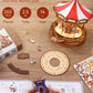 Rolife Wooden 3D Puzzles for Adults, DIY Carousel Music Box with Chaser Lights 11.6" Model Building Kit, Construction Project Craft Kits for Adults Hobby Home Decor Chiristmas Gifts for Boys Girls
