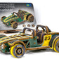 WOODEN.CITY Roadster LE 3D Wooden Puzzles for Adults – Build Your Own Roadster car with Rubber‑Band Motor – Self‑Assembly Model, DIY Gift for Adults and Teens