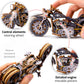 WOODEN.CITY Cruiser V‑Twin LE Mechanical Motorcycle Model Kit, 3D Puzzles for Adults – Motorcycle Puzzle for Adults and Teens; Build a Wooden Bike and Enjoy a Unique Gift