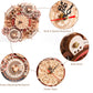 ROBOTIME 3D Wooden Puzzles for Adults, Models for Adults to Build Wooden Steampunk Clock Kit, DIY Mechanical Wall Quartz Aesthetic Room Decor Unique Gift