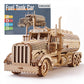 KWASVLYA Truck Model,3D Wooden Puzzles for Adults and Teens, Challenging 3D Puzzle Car,307PCS, Brainteasers and Wooden Models for Christmas/Birthday（Fuel Truck Model）