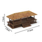 1/72 Wooden Cabin DIY Painting Wooden 3D Puzzle House Modeling Kits for Accessory Architecture Model War Scene Sand Table Decor