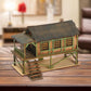 1/72 Wooden Cabin DIY Painting Wooden 3D Puzzle House Modeling Kits for Accessory Architecture Model War Scene Sand Table Decor