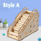 3D Wooden Mechanical Assembling Toys Escalator DIY Manual Science Experiment Puzzle Educational Model Mini Escalator Model