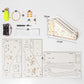 3D Wooden Mechanical Assembling Toys Escalator DIY Manual Science Experiment Puzzle Educational Model Mini Escalator Model