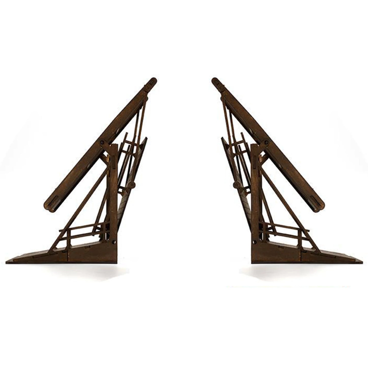 1:72 Scale 4D Wooden Bridge Model Handmade for Children Display Party Favors