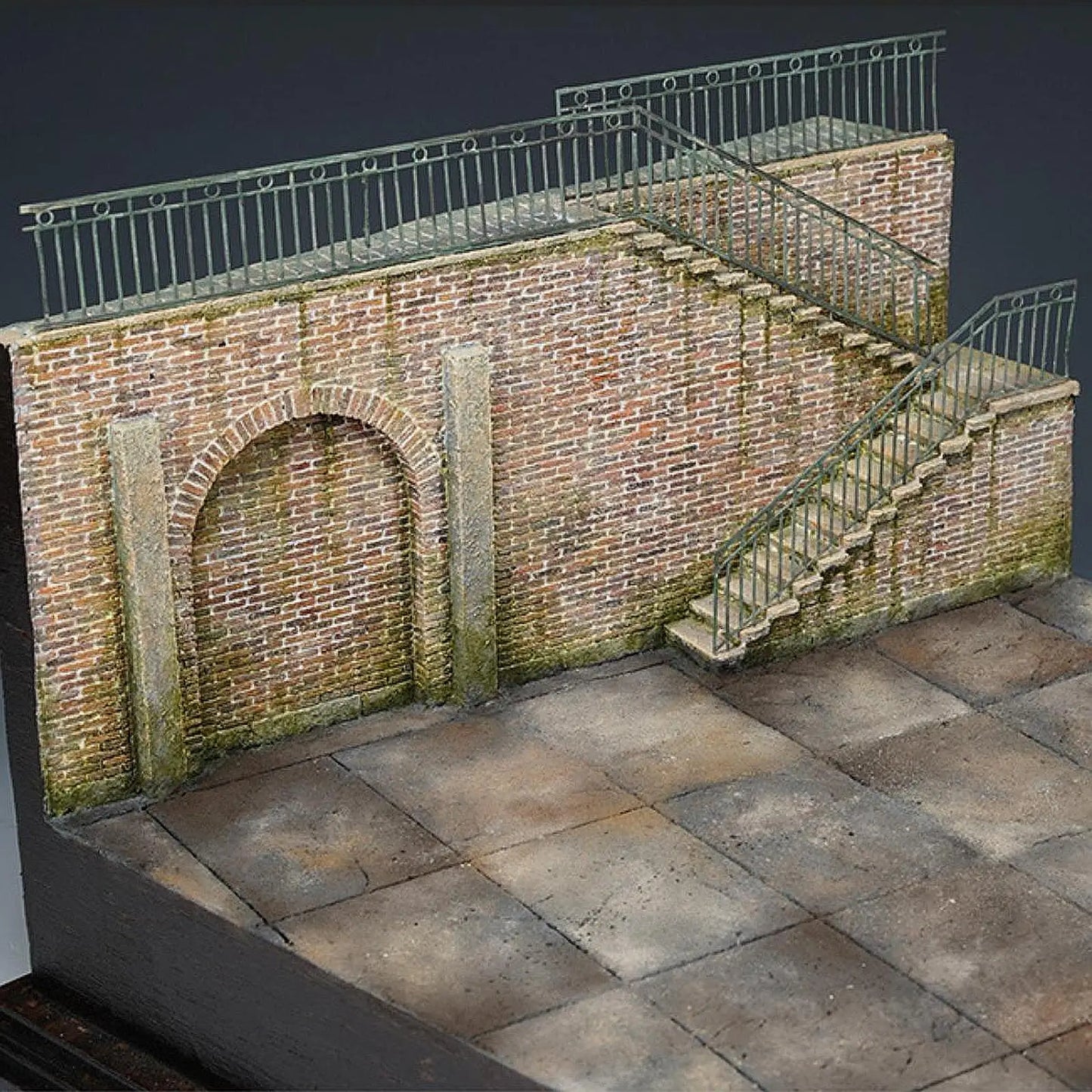 1/35 Scale Building Model Kit DIY Scene Factory Unpainted Wood Foam Scenery Layout for Military Diorama Train Set Architecture D