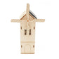 DIY Mini Wooden Windmill House Model 3D Puzzles Assemble Solar Powered Windmill Kids School Science Educational Project STEM Toy