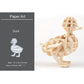 3D Ornaments Wooden Puzzle Animal Assembly Kits DIY Table Decoration Safe and Non-Toxic Easy Punch Out Gift Children Puzzle