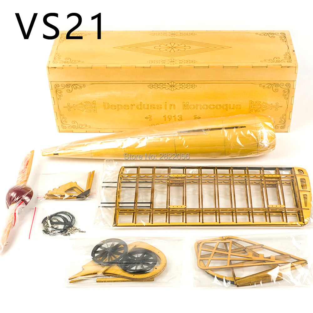 Built Static Model, Airplane Models, Deperdussin Monocoque 1:13 Display Replica,Balsa Kit, Balsawood Airplane,Best Present Gift