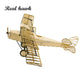 DIY Craft, Wood Building Kit,Building Toys, Christmas Gift Present,1:18 X10 De Havilland Tiger Moth Static Models