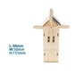 DIY Mini Wooden Windmill House Model 3D Puzzles Assemble Solar Powered Windmill Kids School Science Educational Project STEM Toy